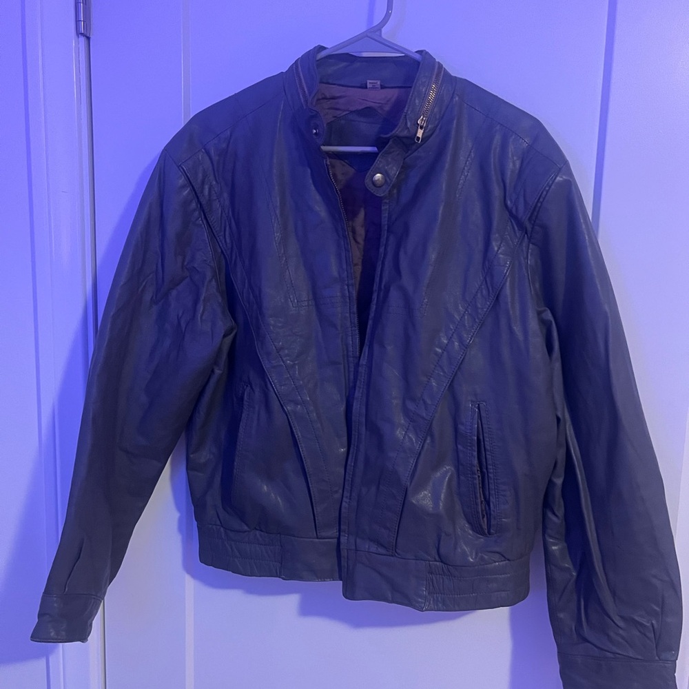 Men's Black Leather Jacket
